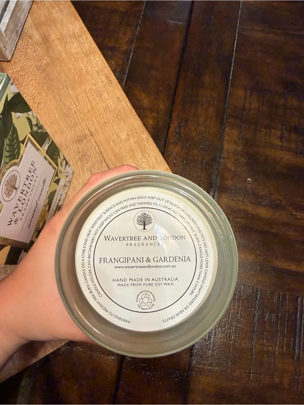 Wavertree and London Frangipani & Gardenia Scented Candle - 11.6 oz